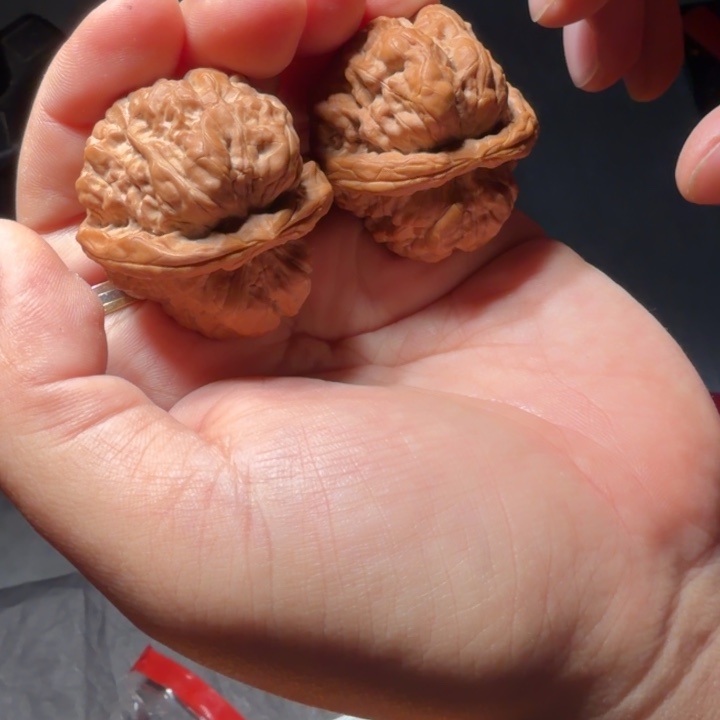 把件文玩核桃104号延庆蛤蟆头38mm