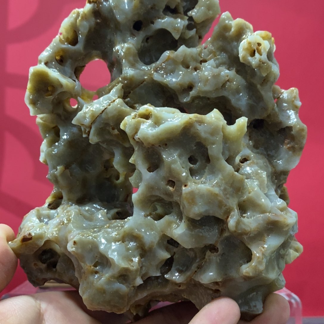 玉化玲珑石 高17