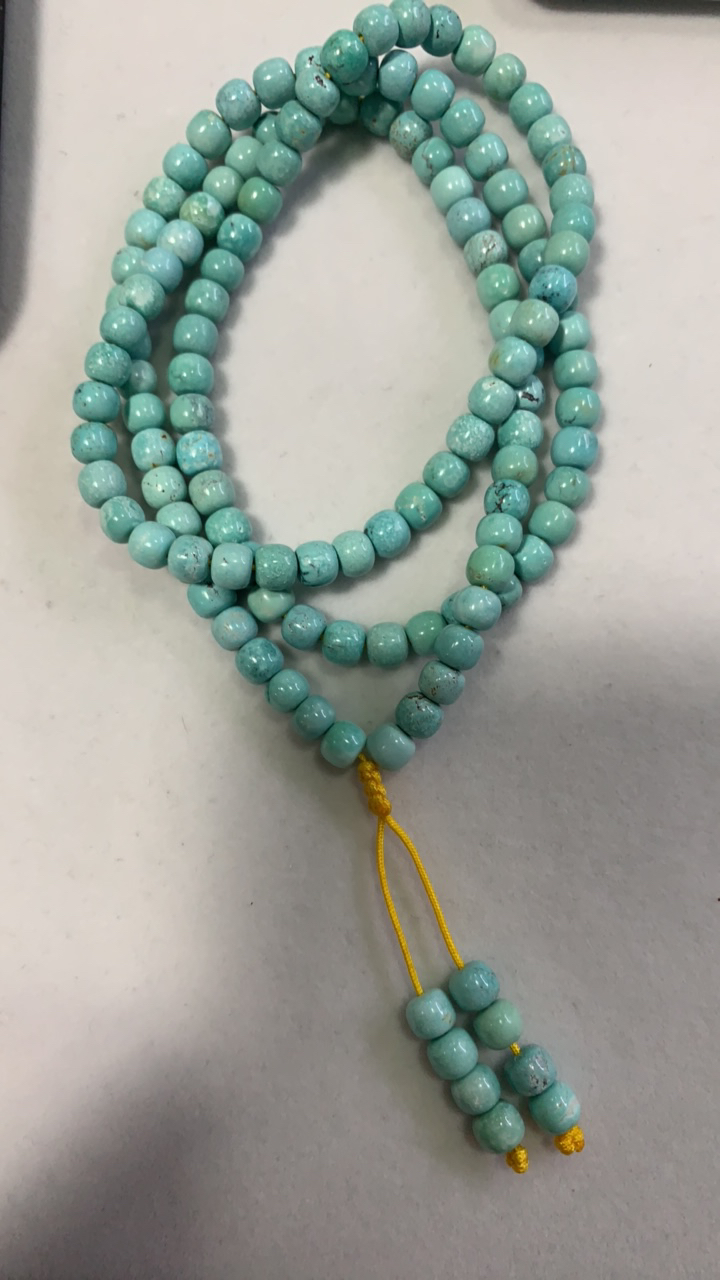 天然原矿绿松石多圈