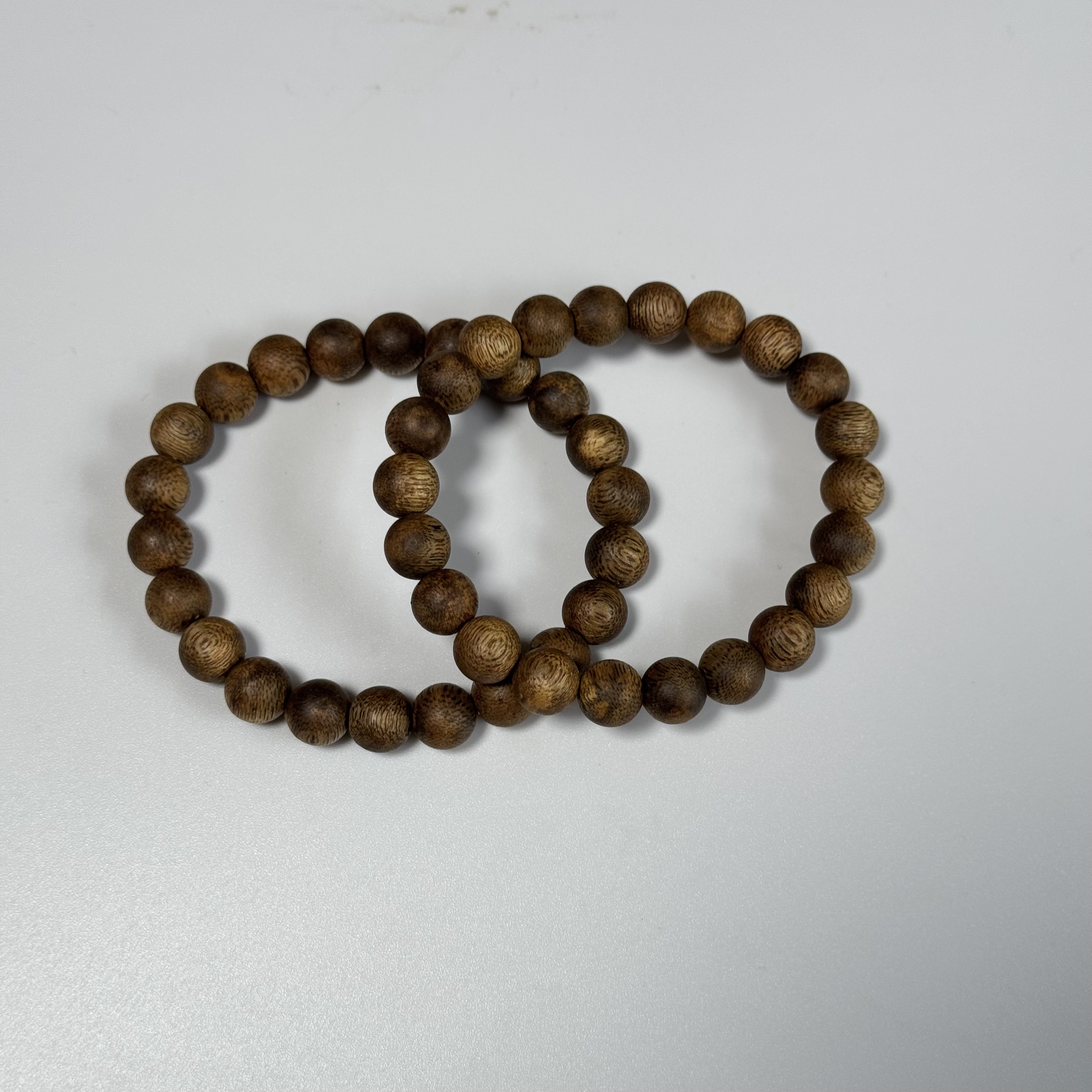 沉香收藏级核绿奇楠圆珠09单圈多样性发一8-W9