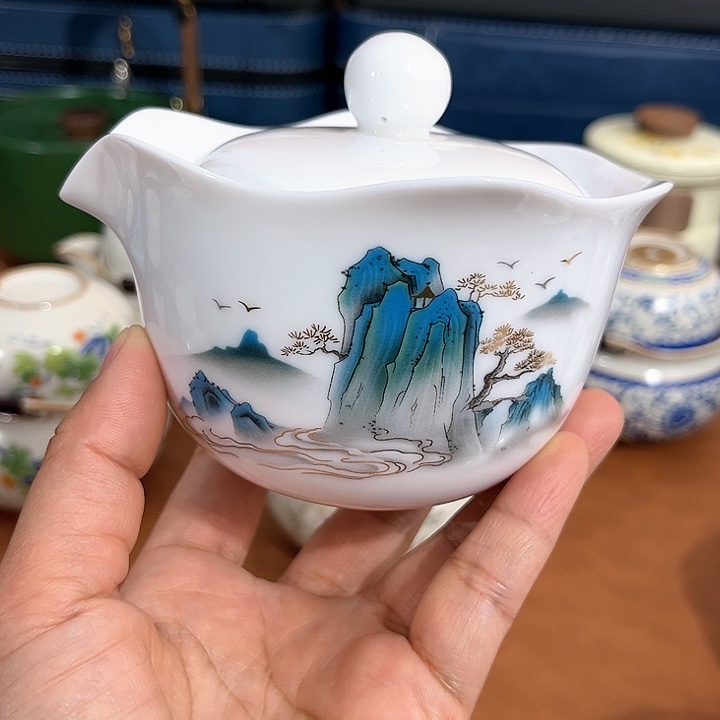 远山一壶两杯手抓壶