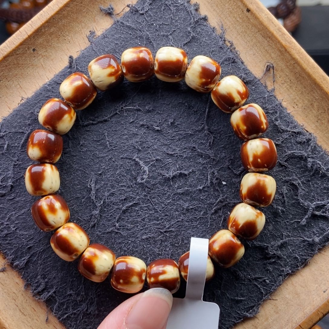 紫金鼠手串10.5mm油核精品火焰纹