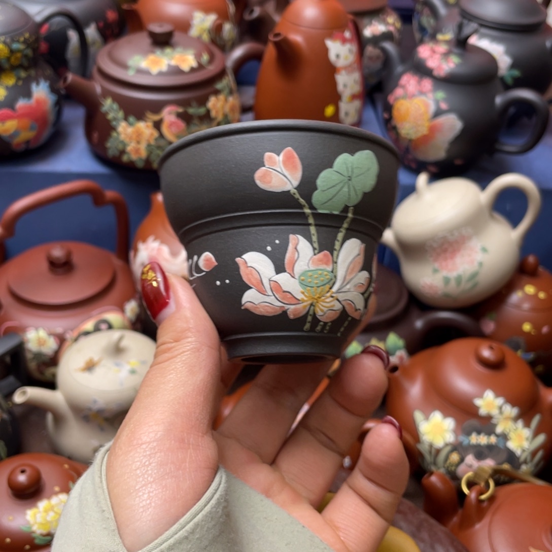 紫砂茶杯紫砂主人杯100cc