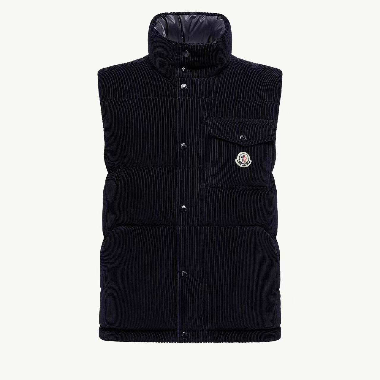 未使用 MONCLER 盟可睐25新品Agen男士灯芯绒羽绒马甲