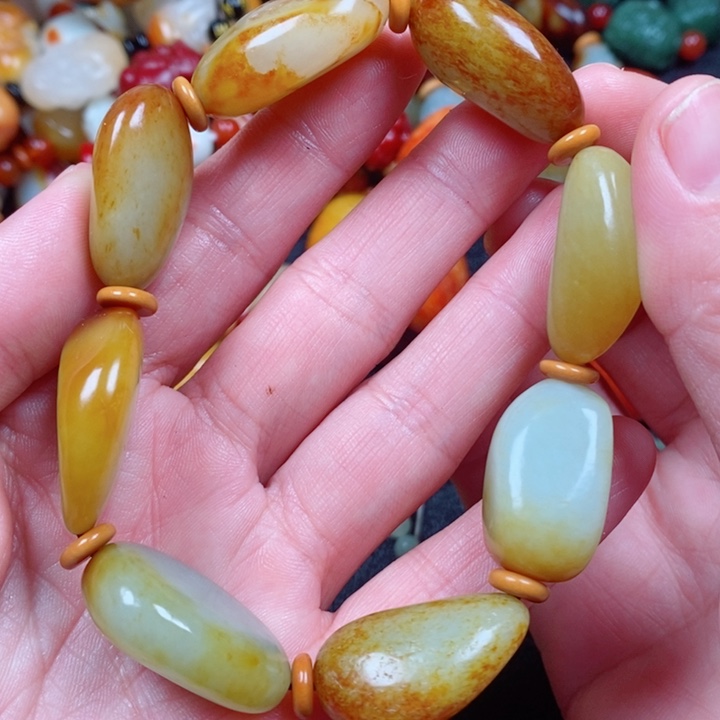 和田玉手链未镶嵌