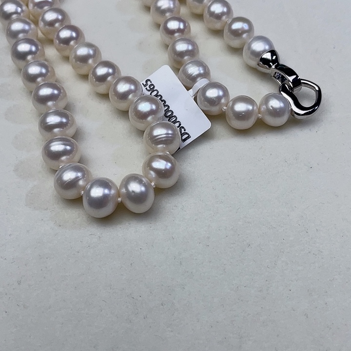 未镶嵌淡水珍珠颈饰卡10➕高品捡漏极光白炫彩