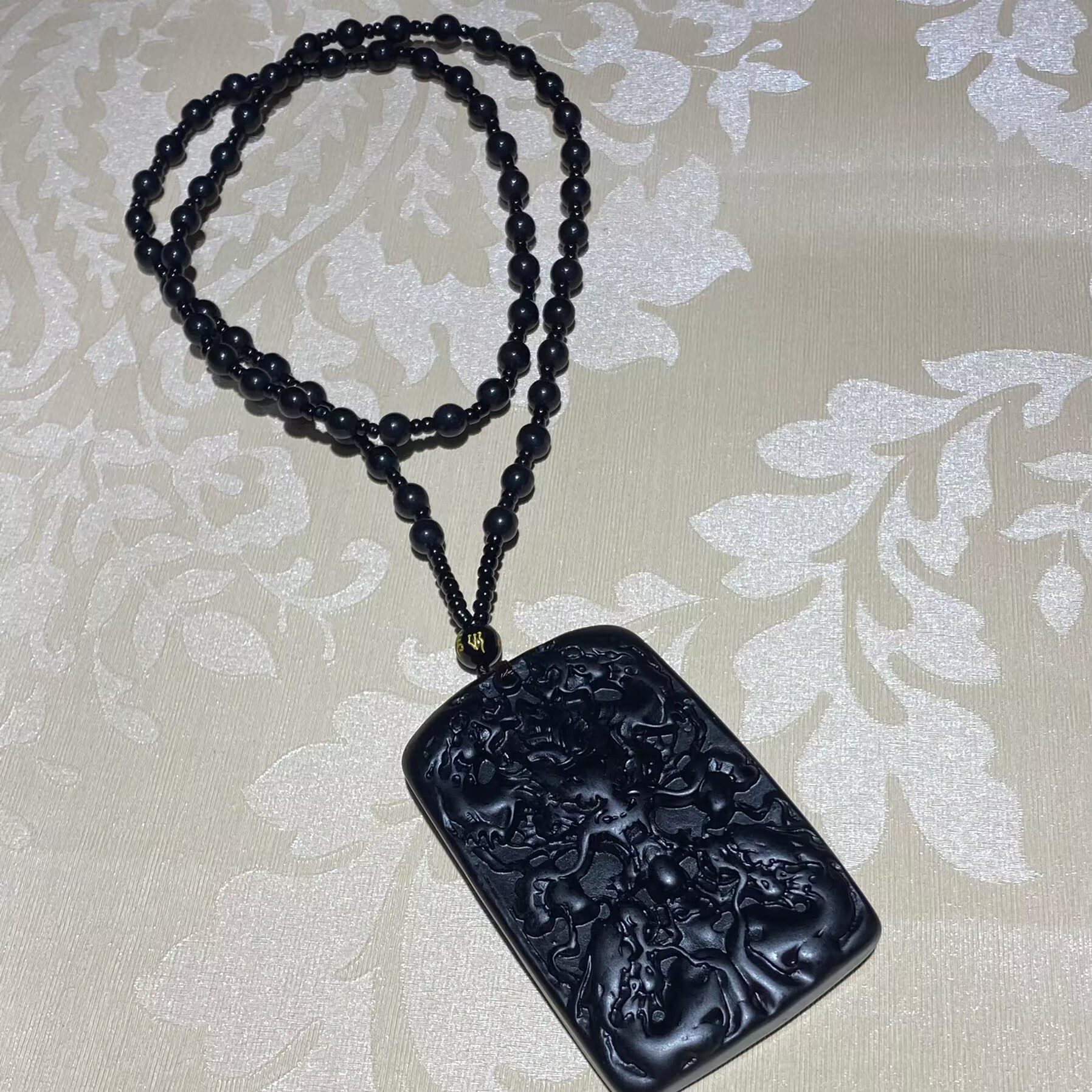 非金属珐琅项链 K5477  精选黑色项链民族风气质