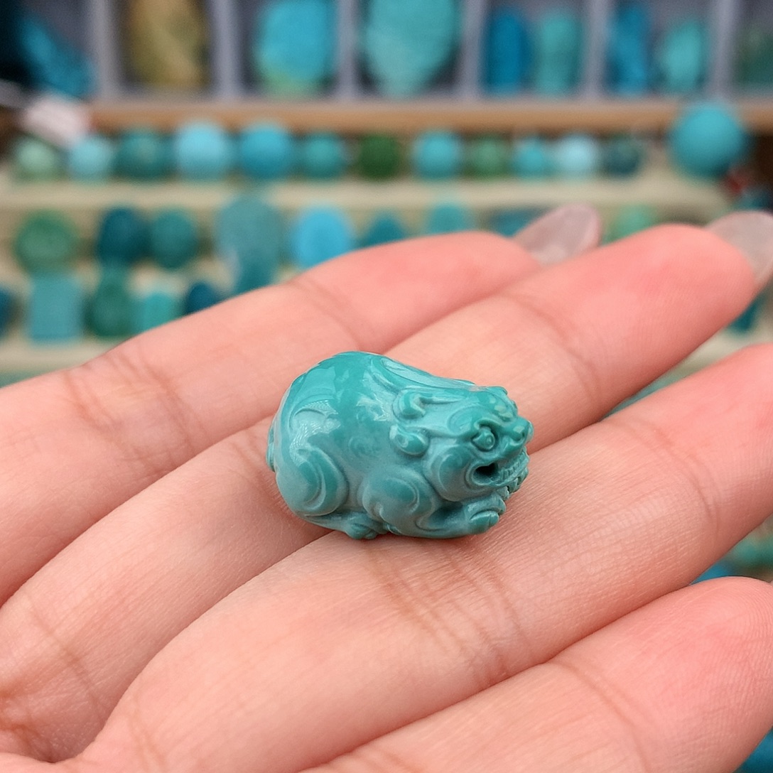 未镶嵌绿松石珠宝奇石