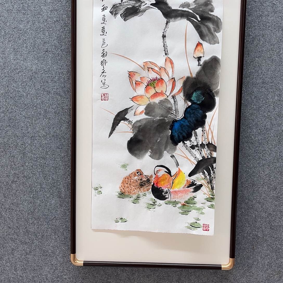 书***树国画我是真的喜欢