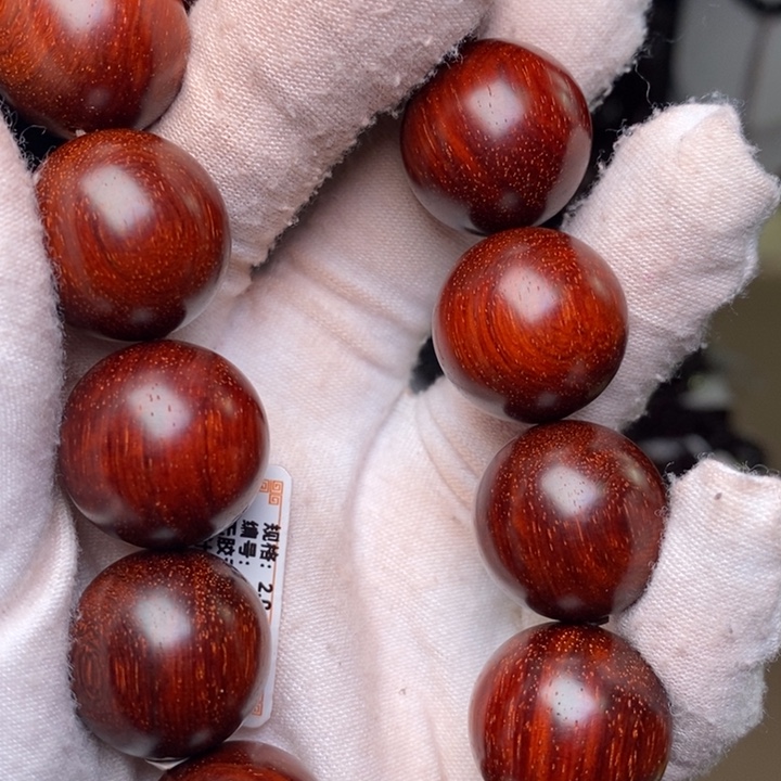 小叶紫檀手串/手链原汁原味2.0cm 二膘特价