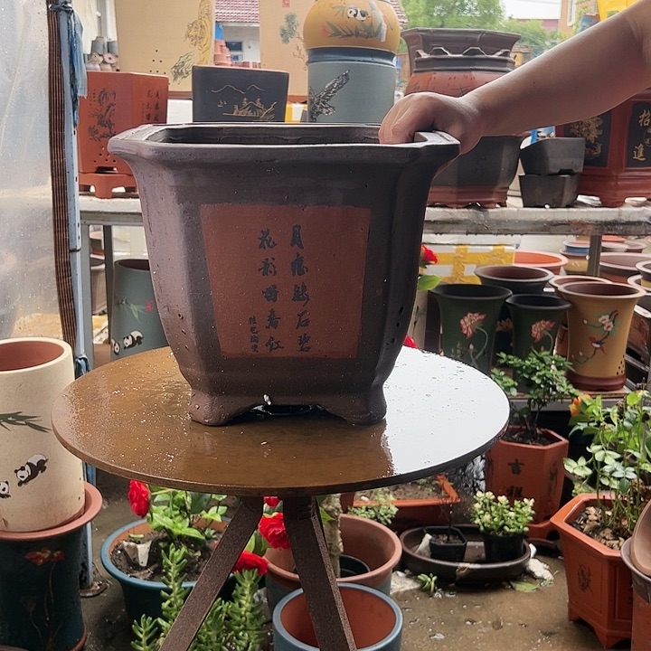 31红切角四方花盆花盆花盆