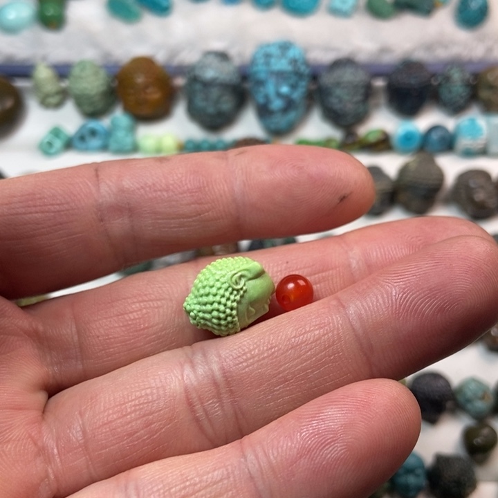 南红玛瑙未镶嵌颈饰