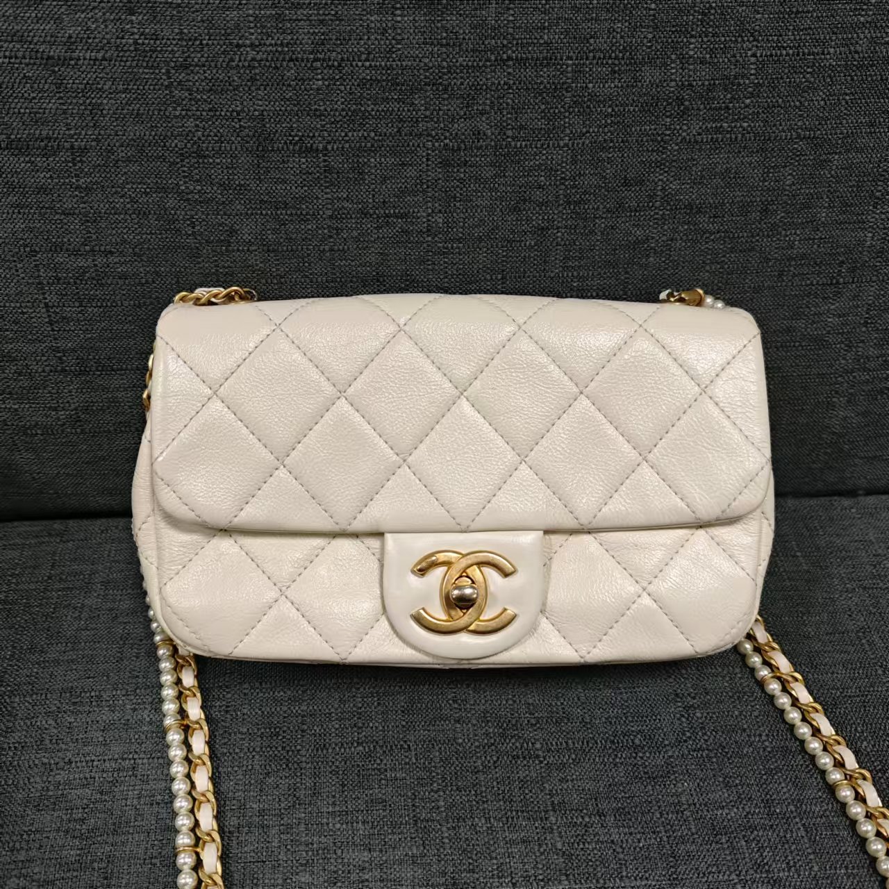 95新 Chanel/香奈儿 乱乱子中古/女士/单肩包/91636