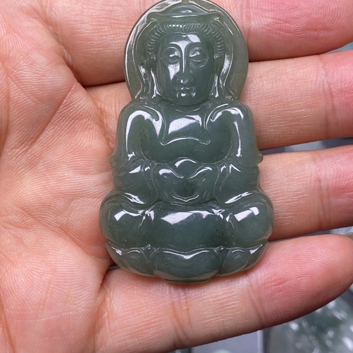 翡翠未镶嵌颈饰天然缅甸翡翠A货