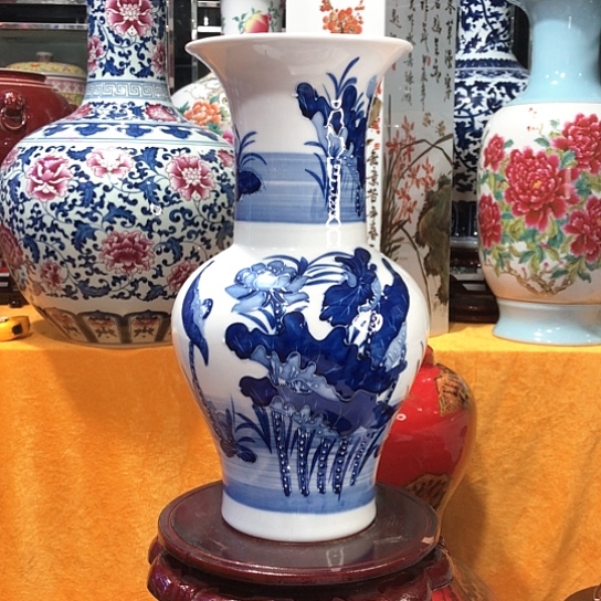 摆件景德镇陶瓷花瓶摆件