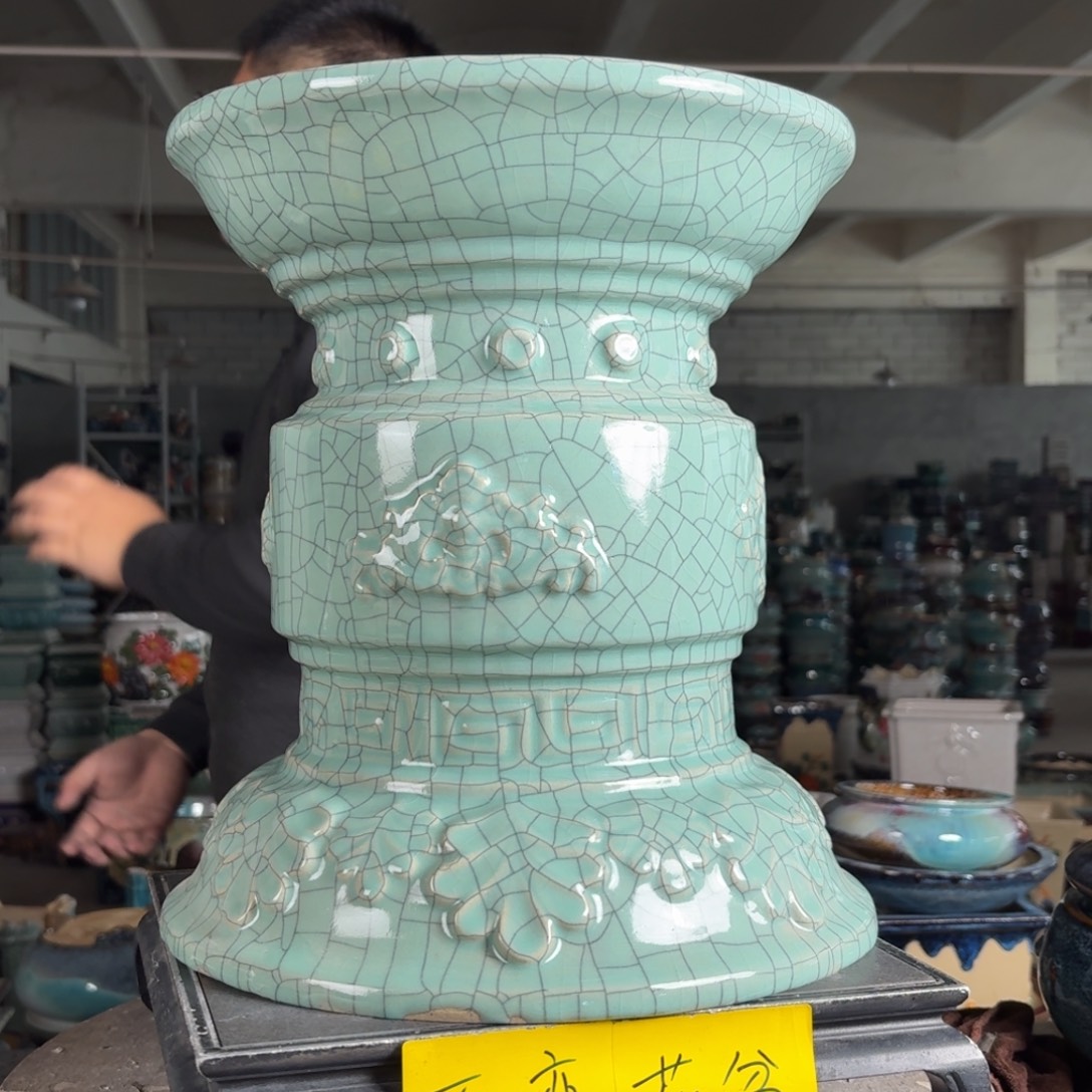 。一风堂石湾花盆 面宽30高35