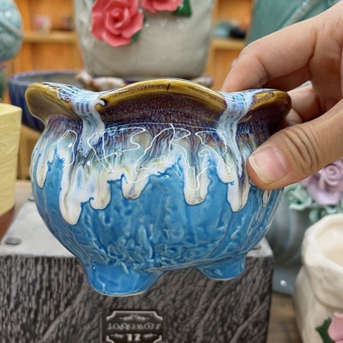 【闪购商品】陶瓷花盆