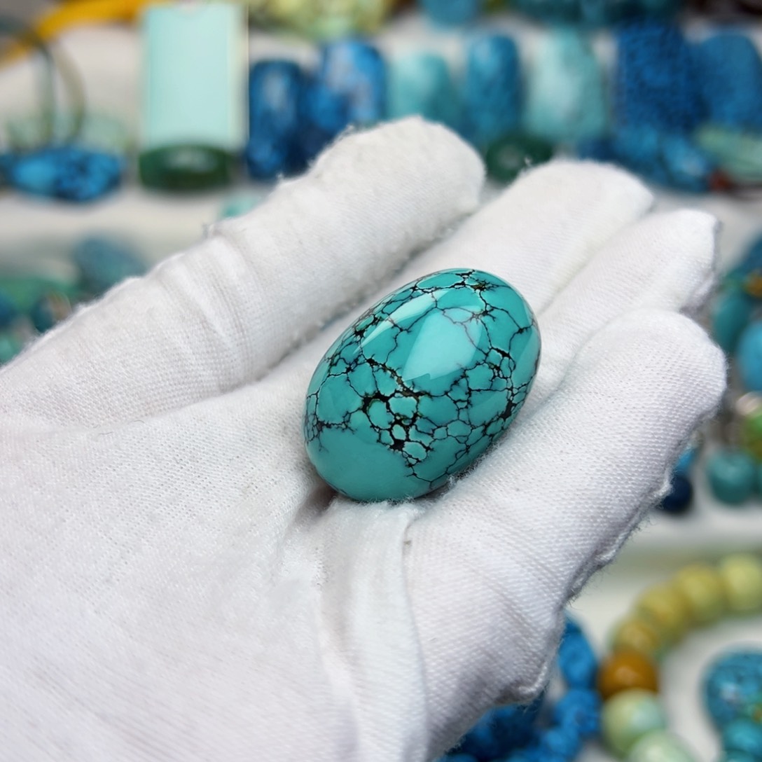 绿松石珠宝奇石未镶嵌