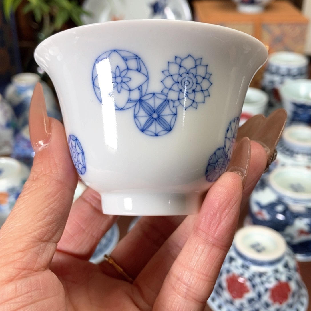 景德镇手工手绘单杯