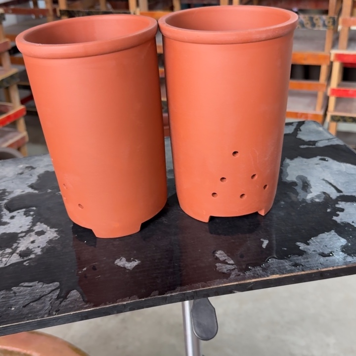 紫砂花盆 高度23口径14