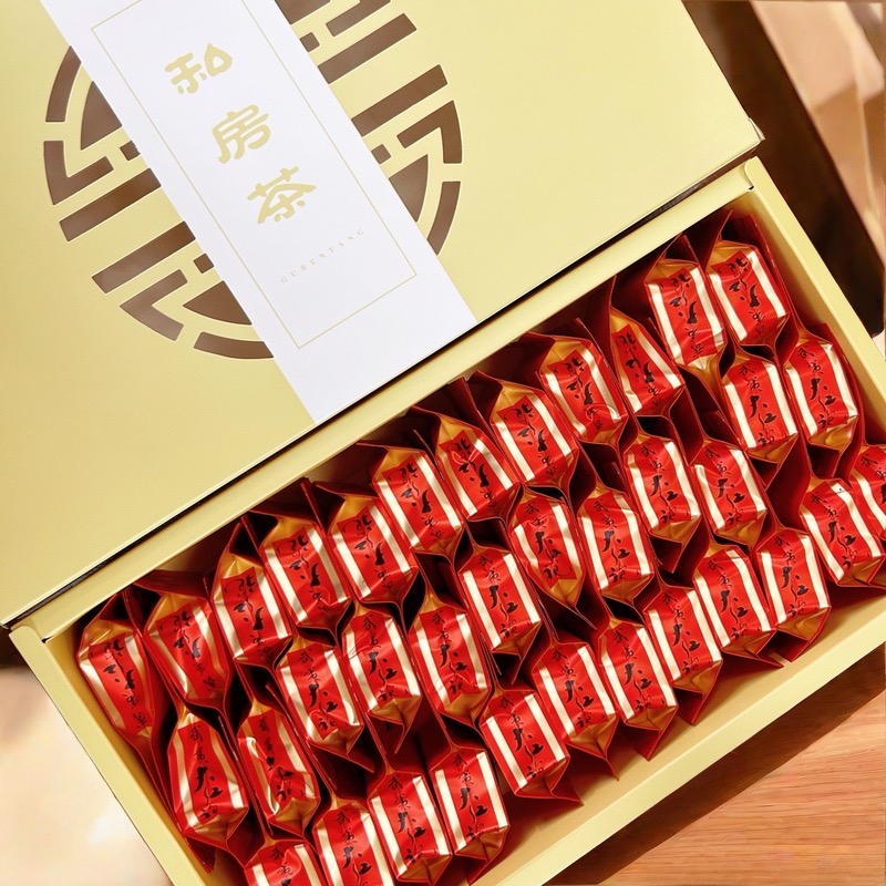 大红袍茶叶礼盒装 岩茶新茶乌龙茶共36泡250克