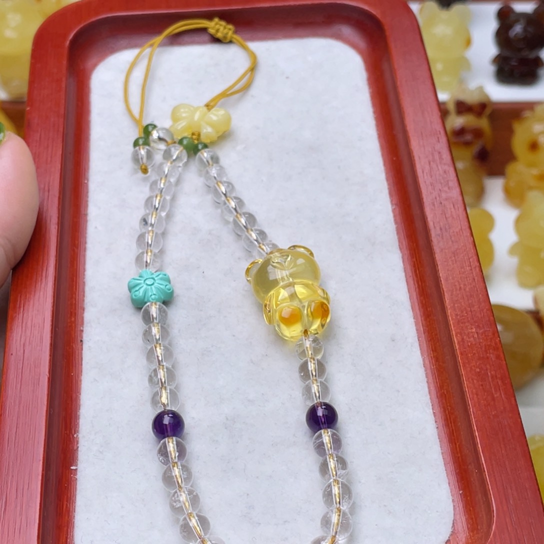 琥珀吊坠(赠链)未镶嵌