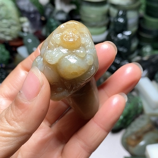 未镶嵌和田玉（糖玉）珠宝半成品