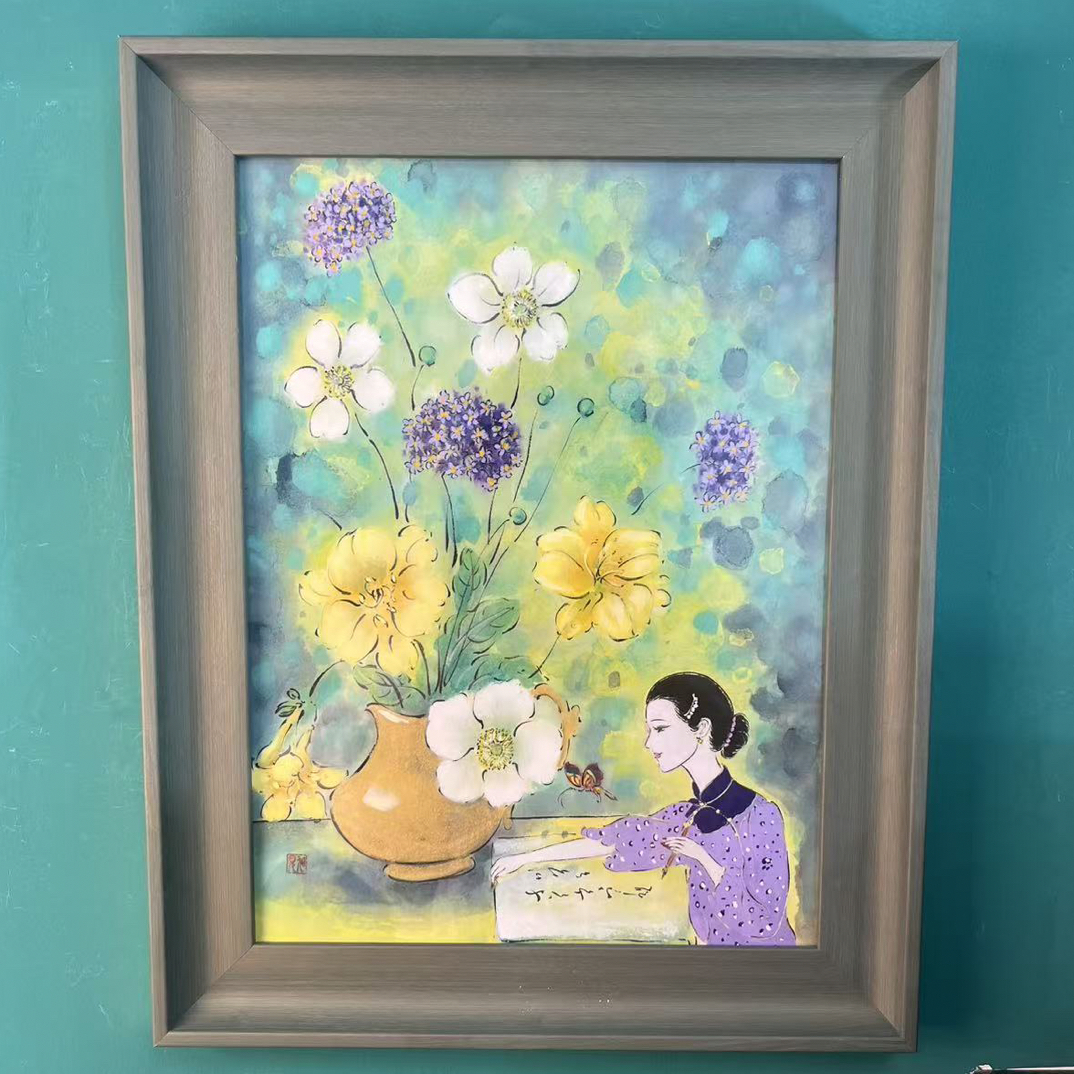 34.仕女题材 30*40cm 仅一幅