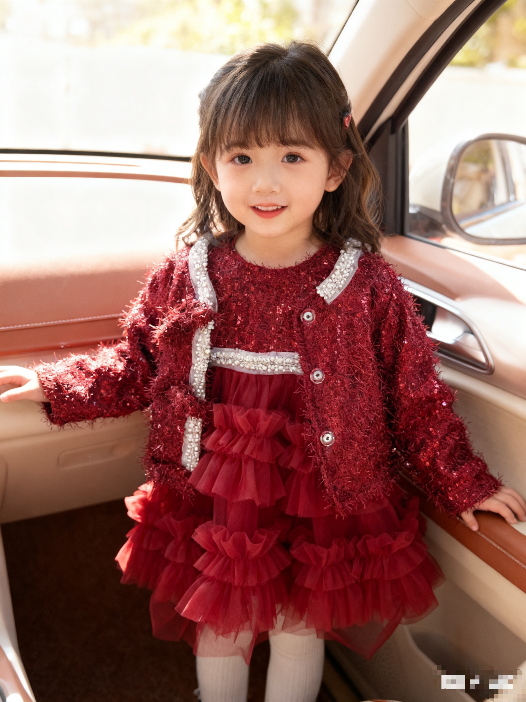 【901】小苗头新年战袍两件套童装