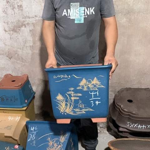 花盆紫砂手工艺品