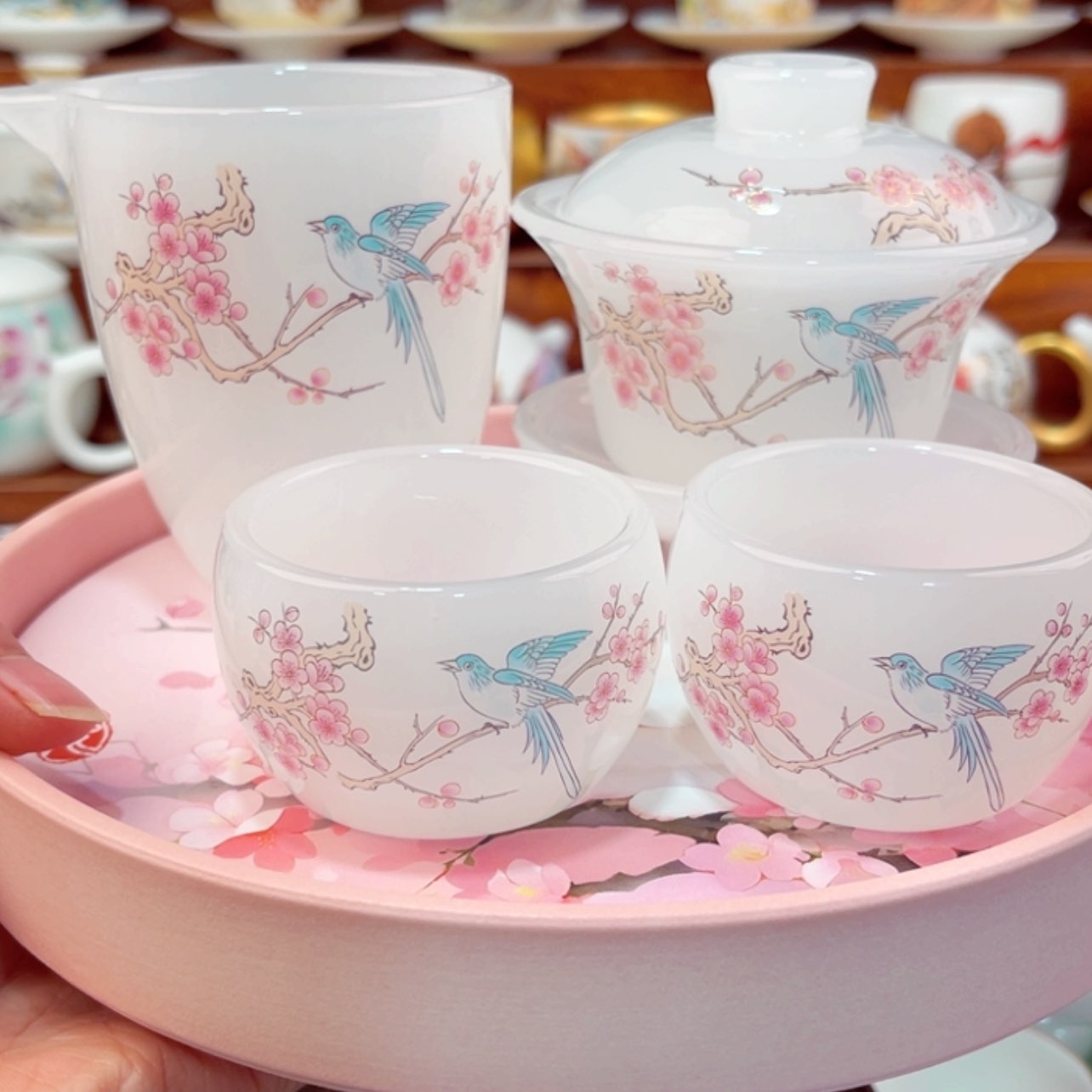 【闪购商品】高货羊脂玉瓷陶瓷茶具