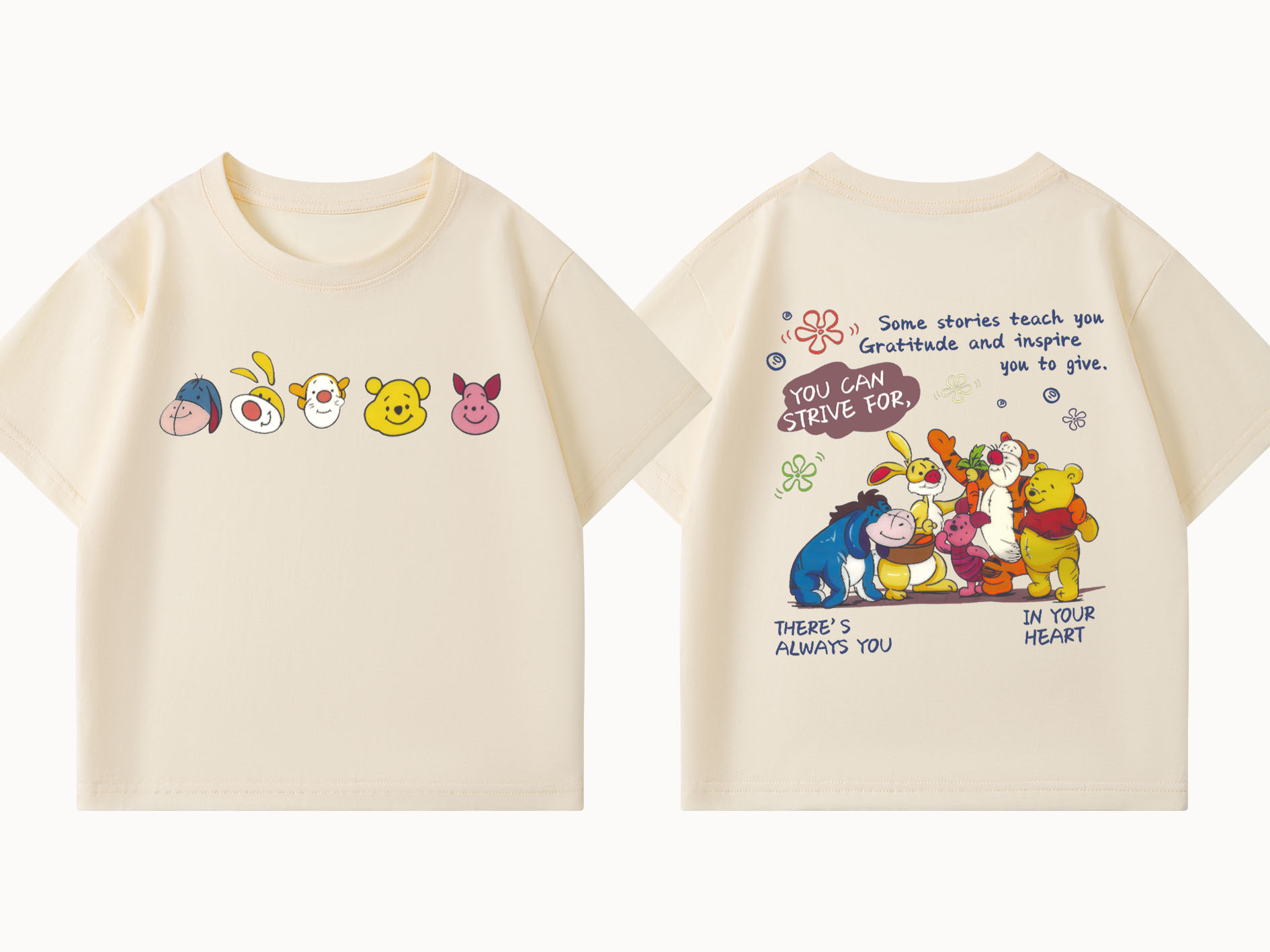  【泡泡说严选】夏季男女童亲子时尚百搭潮流纯棉短袖T恤P1070