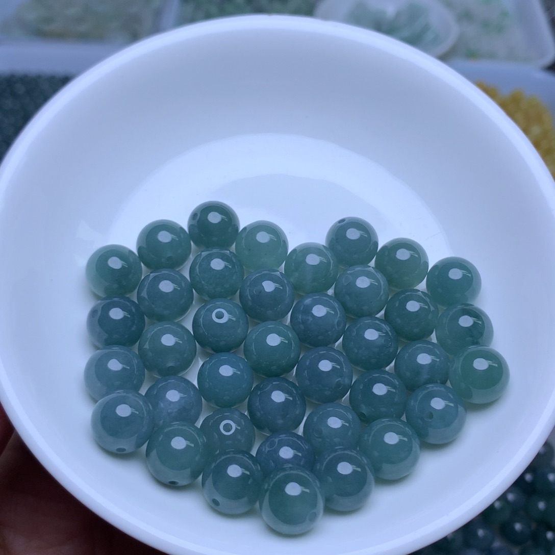 散珠翡翠卡10冰蓝水10个