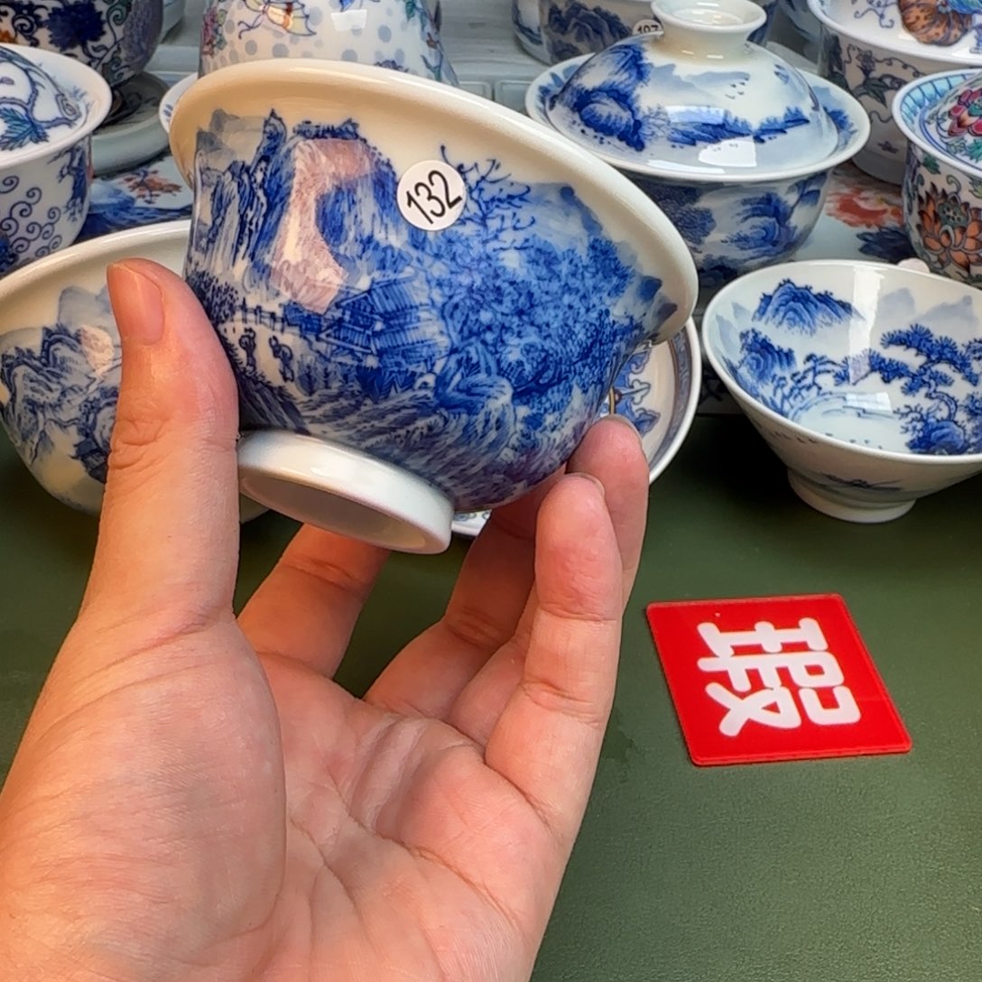 彦祖纯手工手绘茶具132