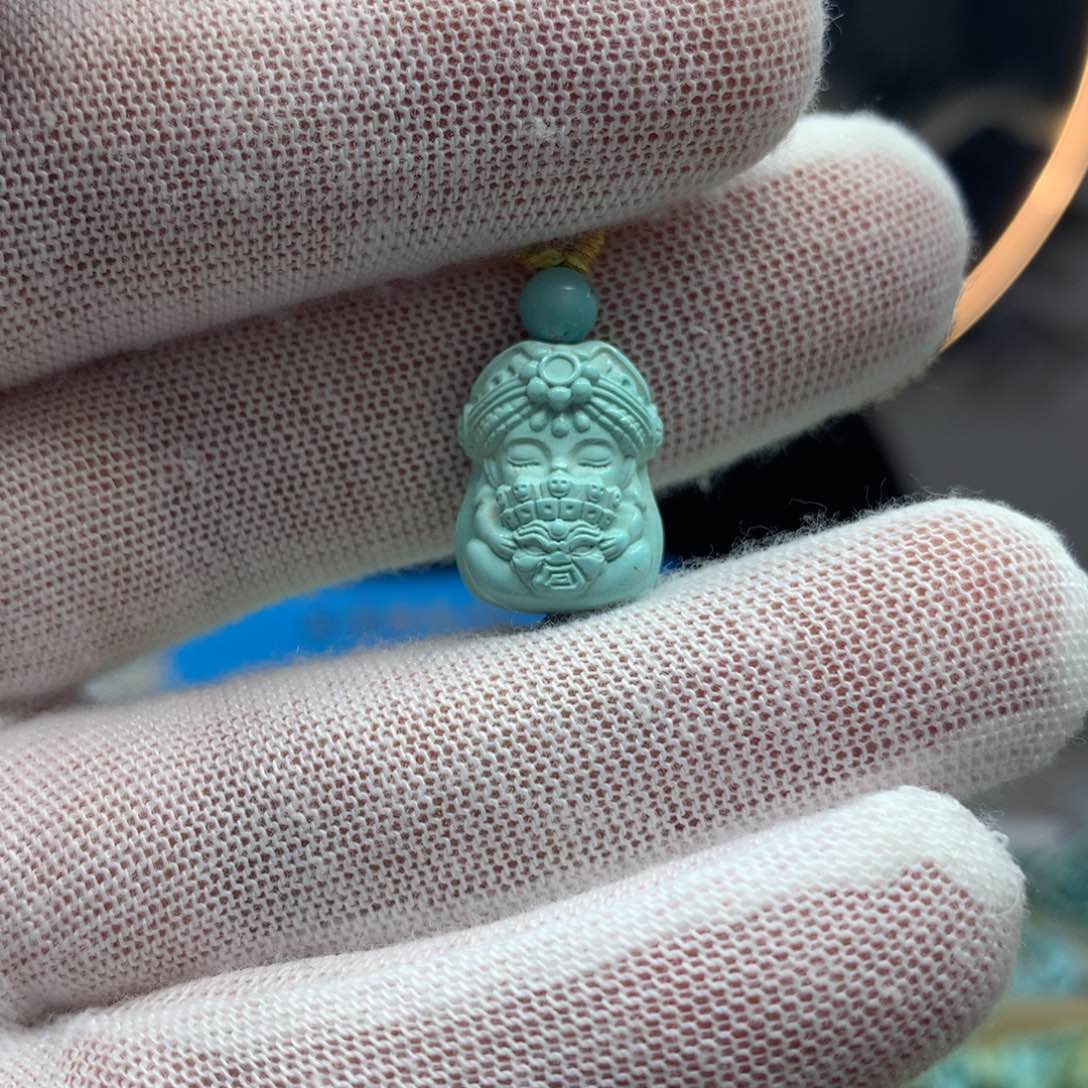 绿松石挂件未镶嵌