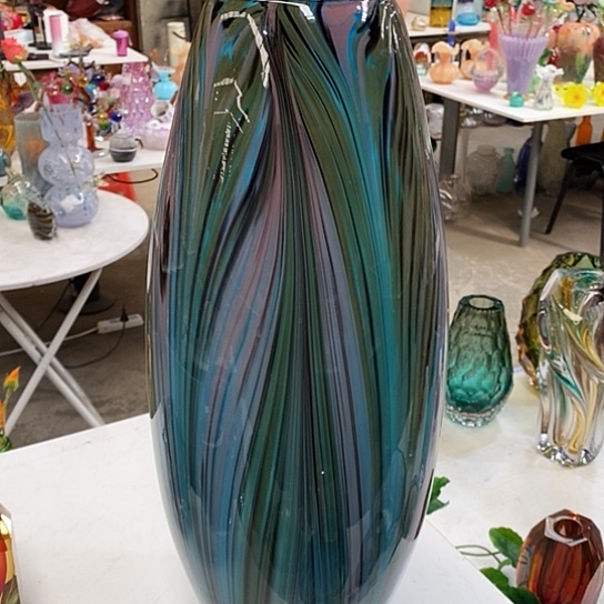 琉璃高度50厘米琉璃花器