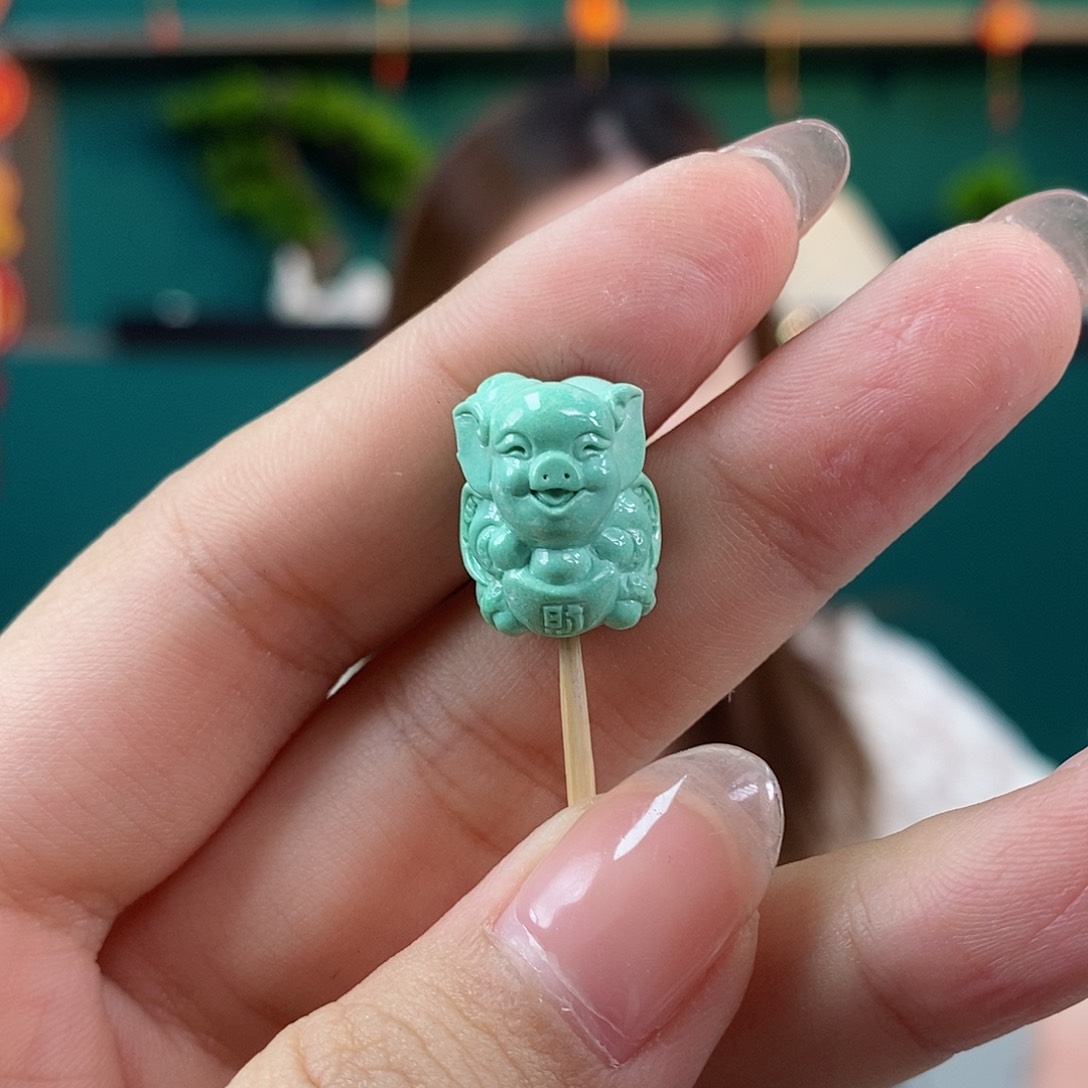 绿松石珠宝奇石未镶嵌