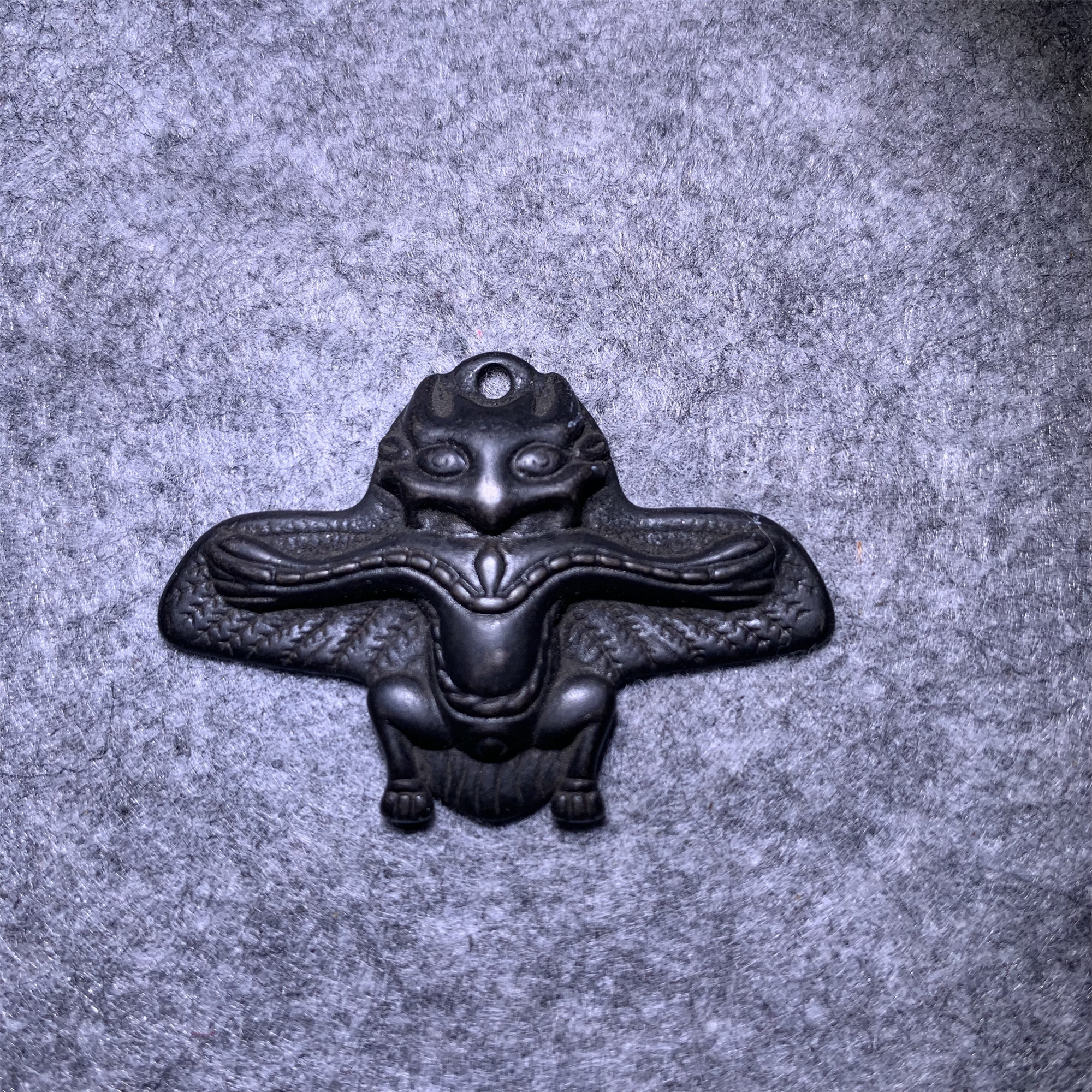 清晚期藏传大鹏鸟/F山东省传承文物商店库出2676