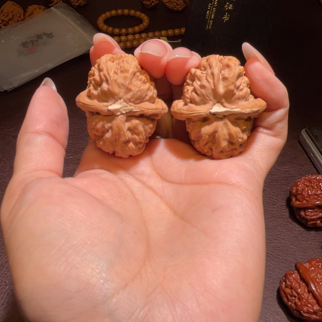 文玩核桃把件莱*35a红莲