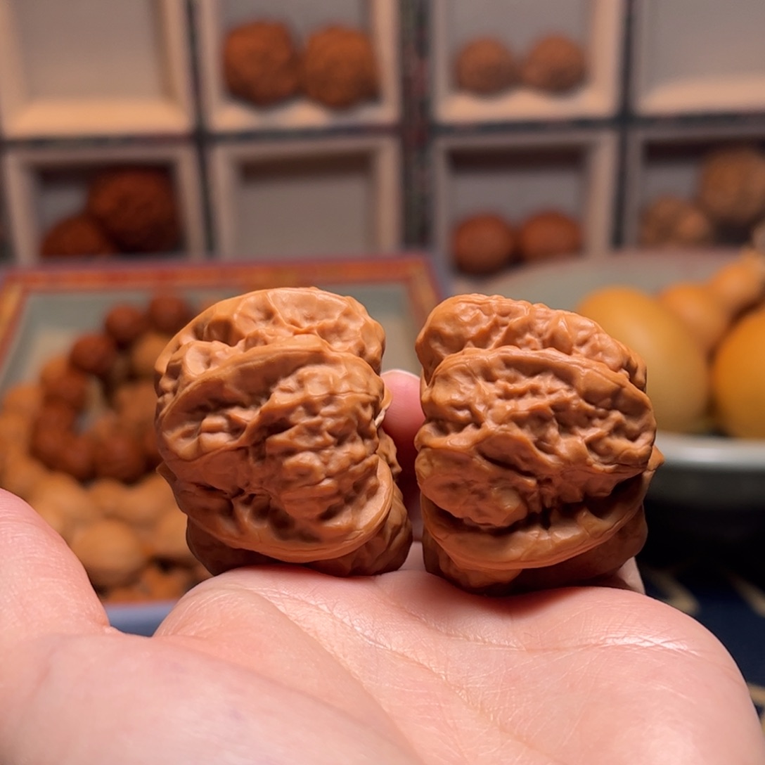 把件桃核42微修蛤蟆头