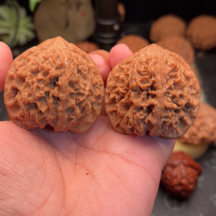 把件文玩核桃45百花山全品货头