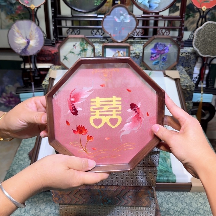 刺绣手工苏绣工艺制作技艺精湛