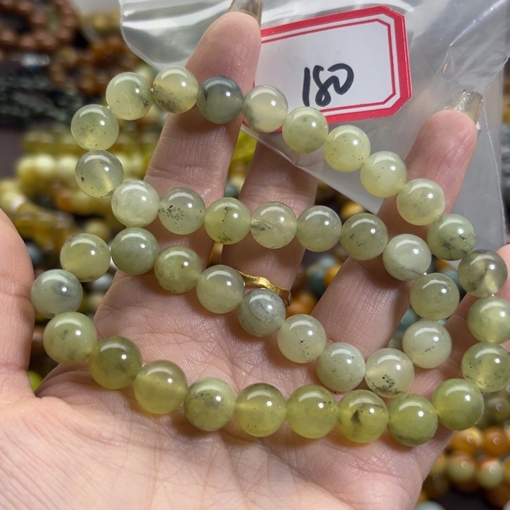 蛇纹石玉未镶嵌手链