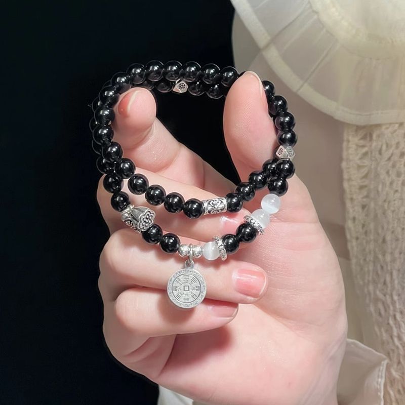 【好事莲莲】多圈男士女生古风新中式招财高颜值文创饰品  N-7