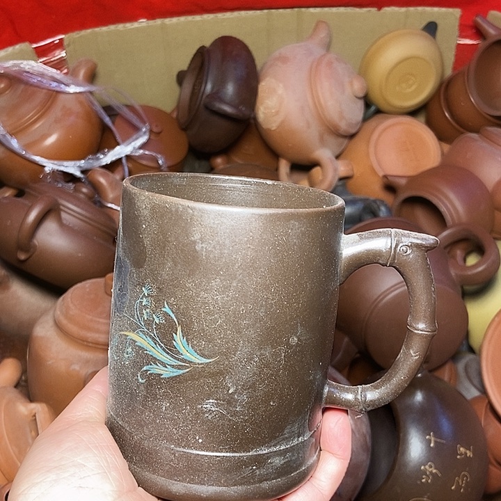 手工制作宜兴紫砂茶壶