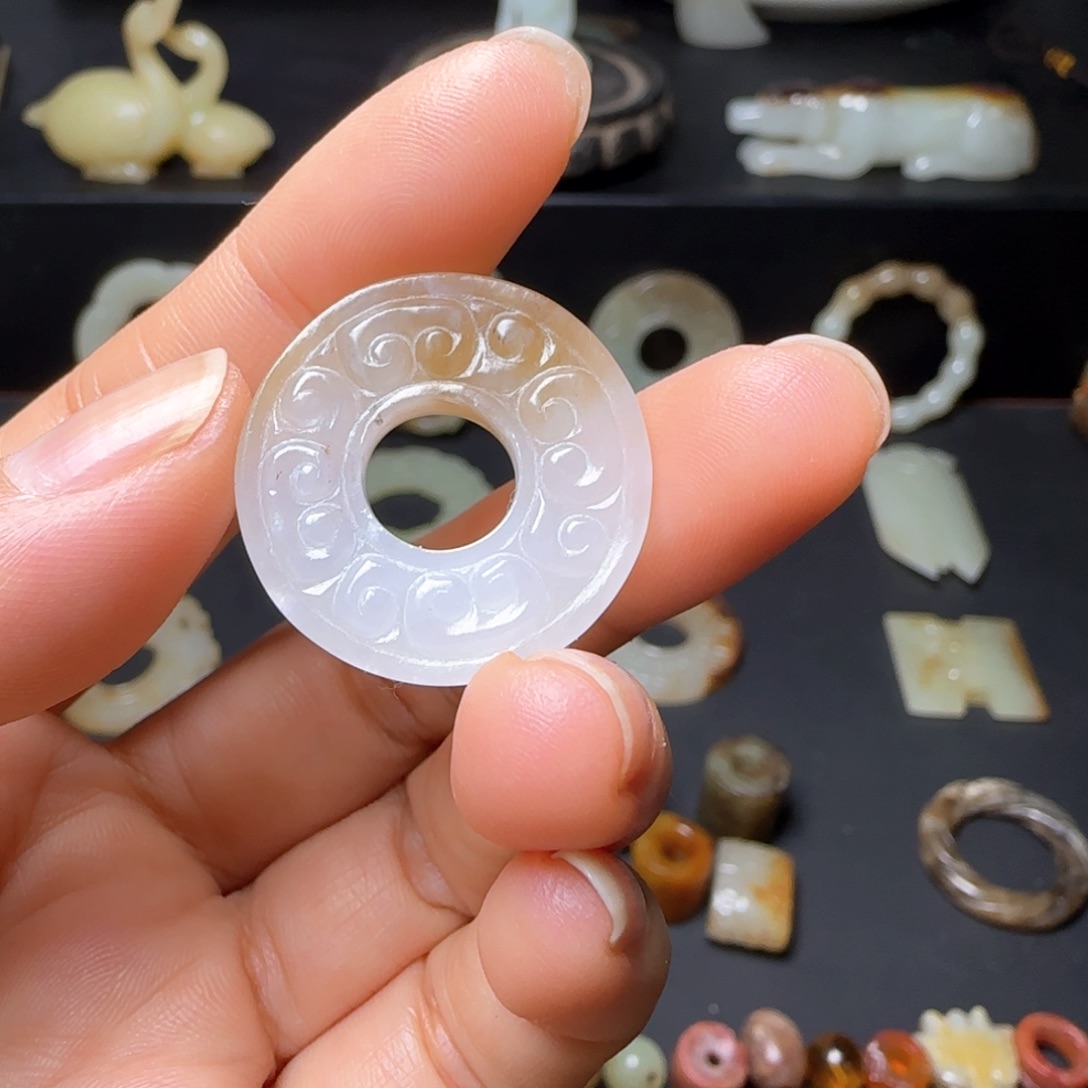 和田玉吊坠(不含链)未镶嵌