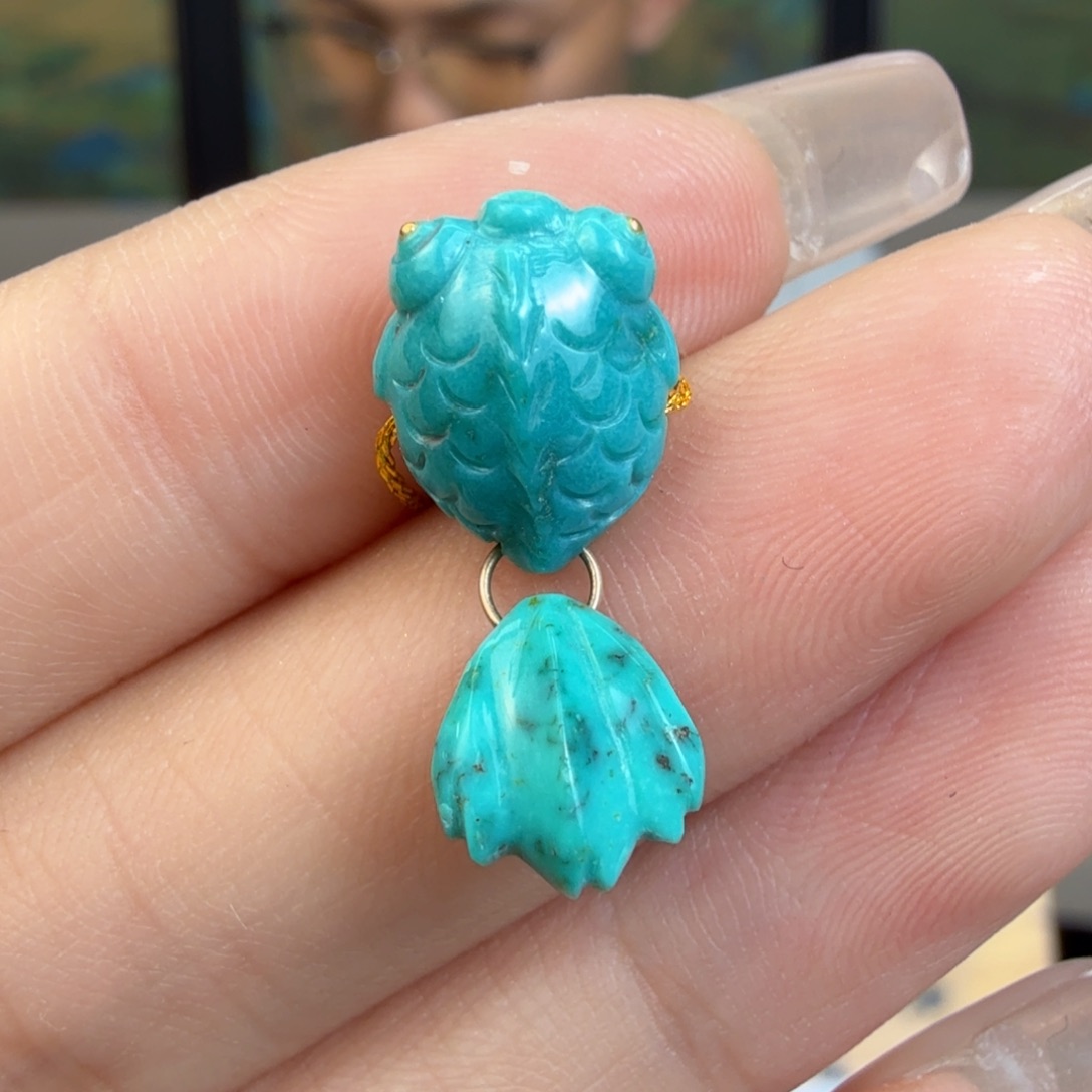 绿松石未镶嵌珠宝奇石