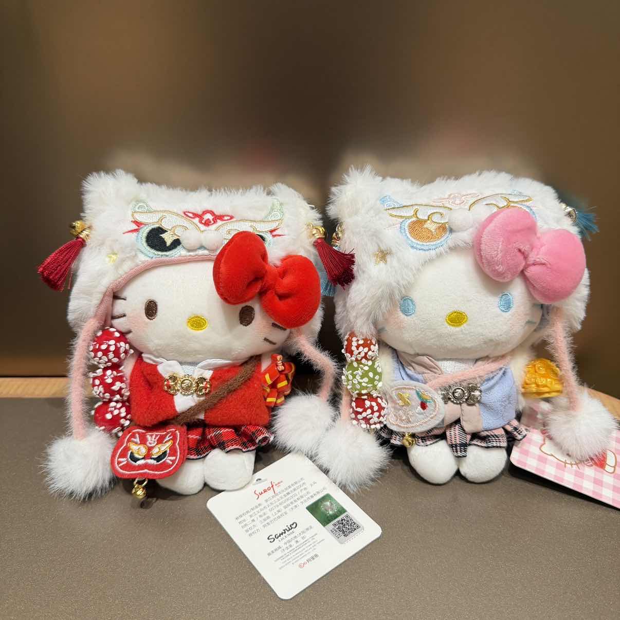 正版【Kitty挂件娃娃】新年款合集三丽鸥可爱礼物挂件配饰玩偶毛绒