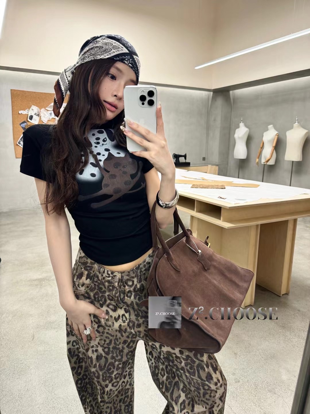 2470半高领初恋风百搭短袖卡通夏季T恤辣妹字母立领短款