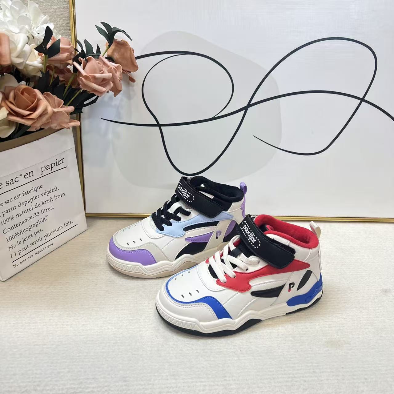 【PAUCILLAR普西拉】5763/Y/冬季上新/稳步鞋/防踢运动学步机能鞋